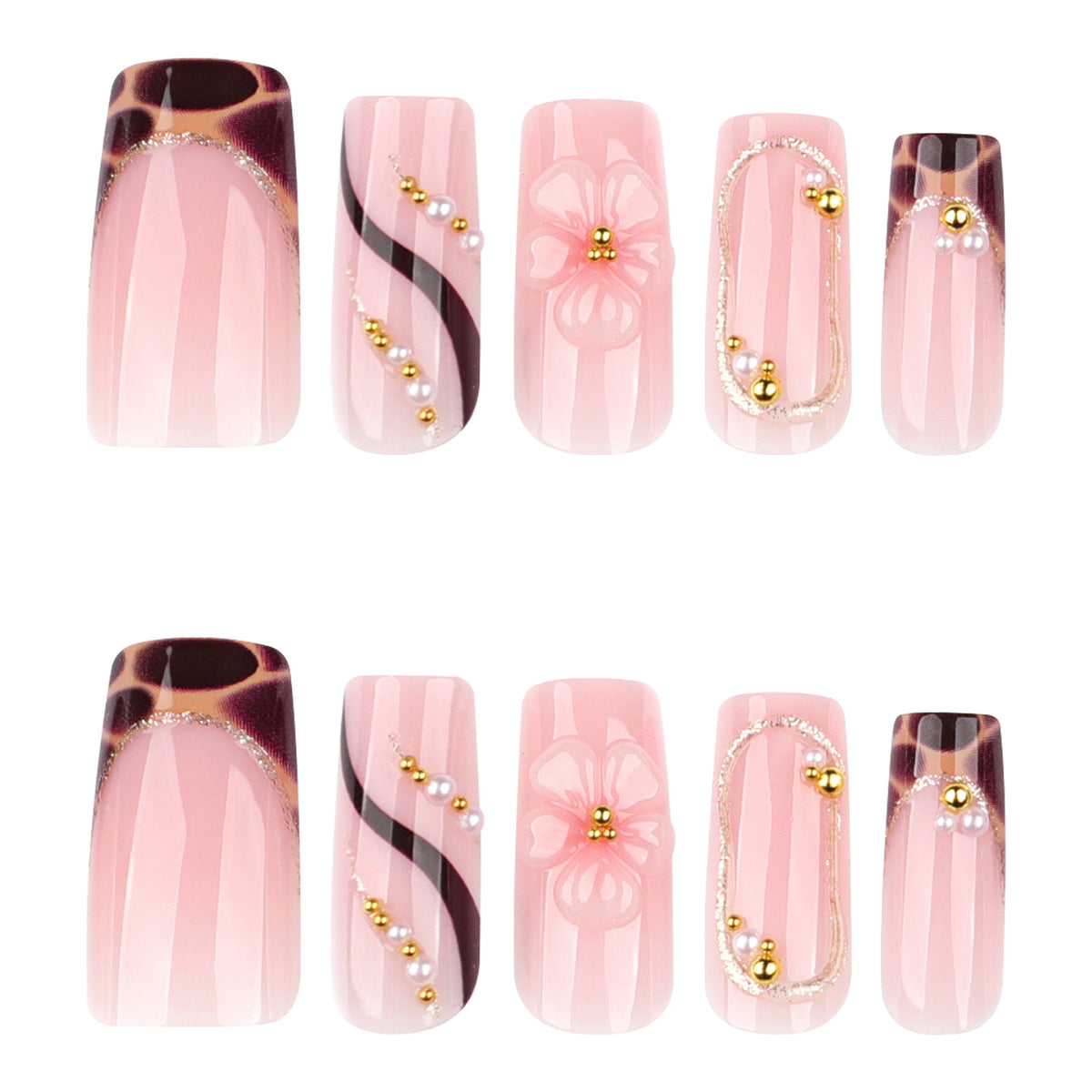 No.F587 Fashion Fingernails Patch 24pcs/Set
