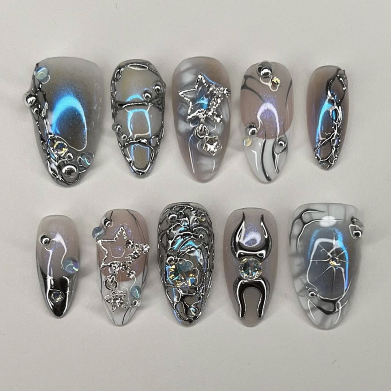 No.F577 Y2K Cool Fingernails Patch 24pcs/Set