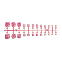 No.653  Print Toenails Patch 24pcs/Set