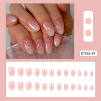 No.F163 Nude Fingernails Patch 24pcs/Set