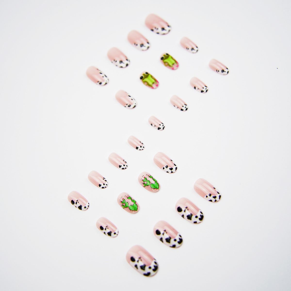 No.F473 Cute Frog Fingernails Patch 24pcs/Set