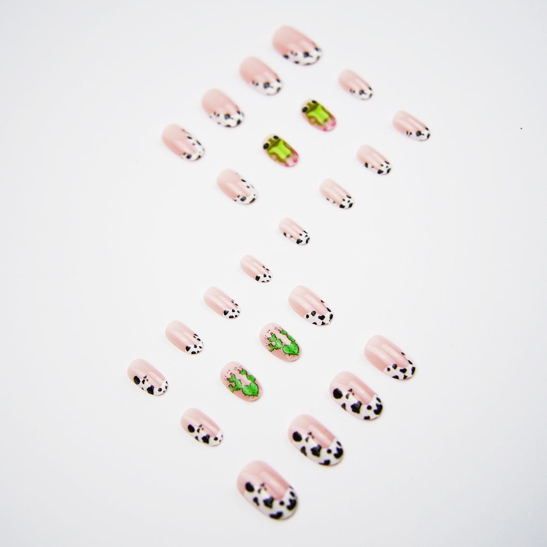 No.F473 Cute Frog Fingernails Patch 24pcs/Set