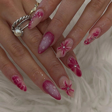 No.F417 Print Fingernails Patch 24pcs/Set