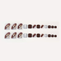 No.376 Frosted Toenails Patch 24pcs/Set