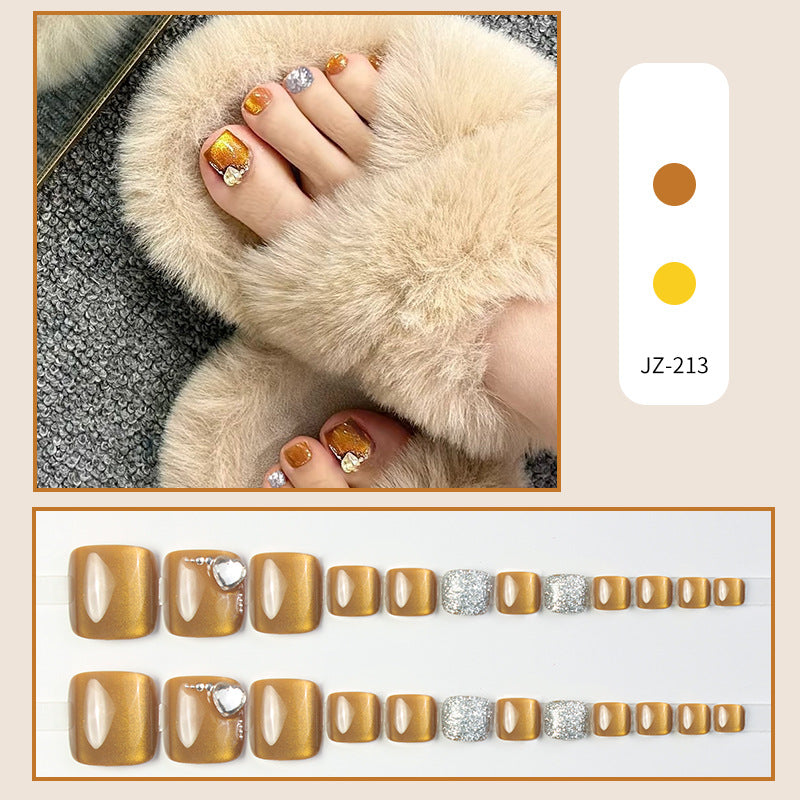 No.603 Summer  Cat's Eye Toenails Patch 24pcs/Set