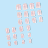 No.F26 Sweet Pink Fingernails Patch 24pcs/Set