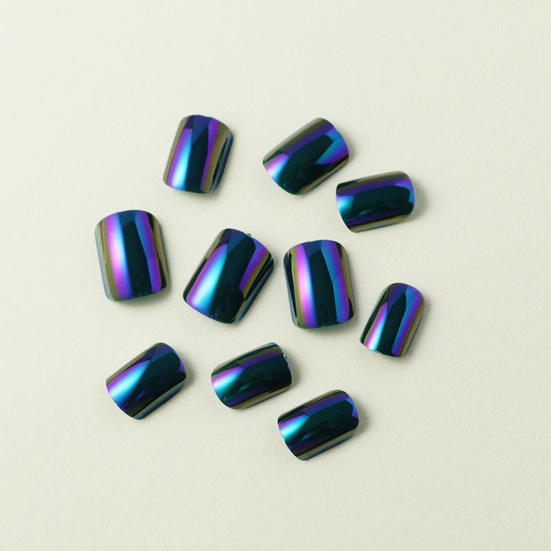 No.F633 Green Aurora Fingernails Patch 24pcs/Set