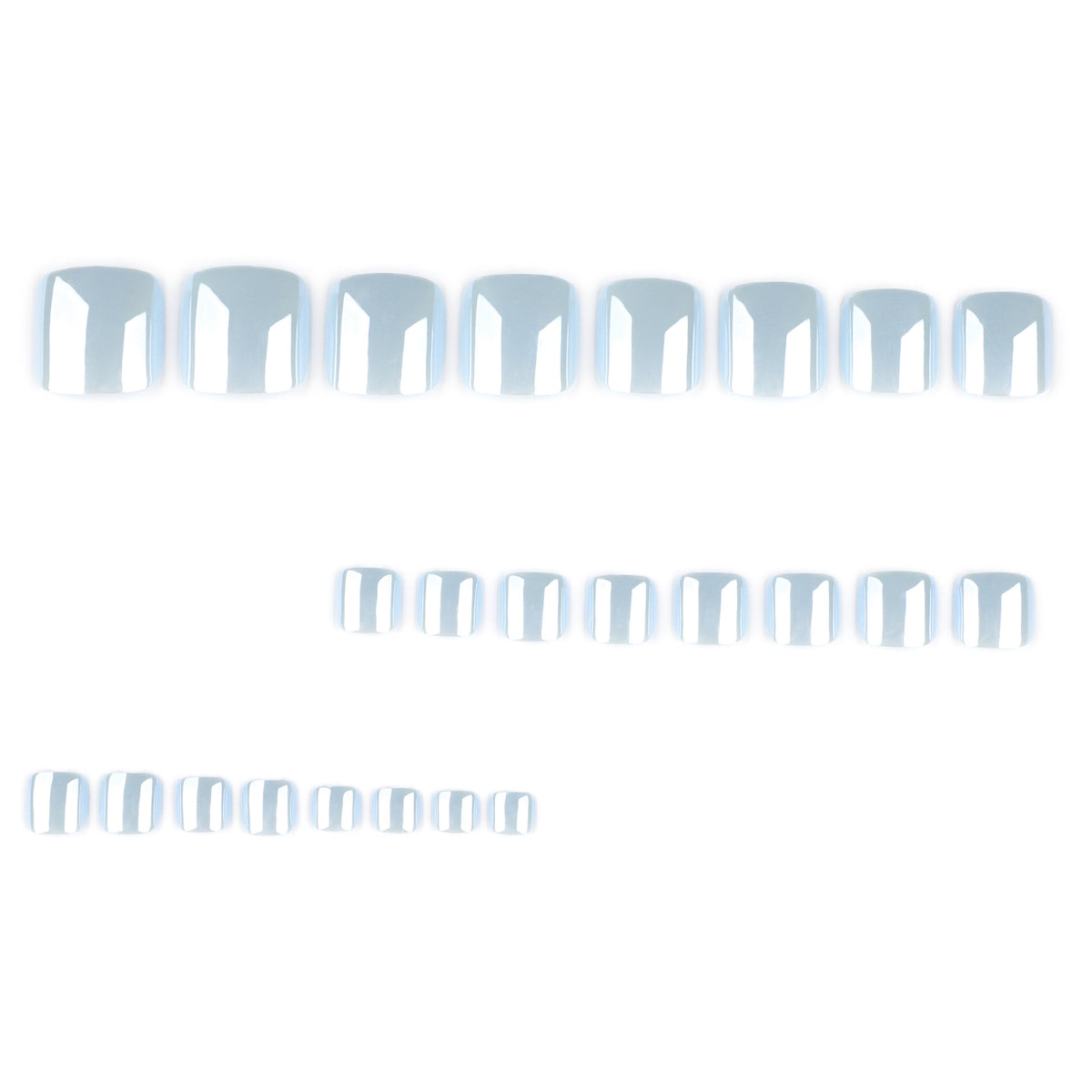 No.689 Blue Toenails Patch 24pcs/Set