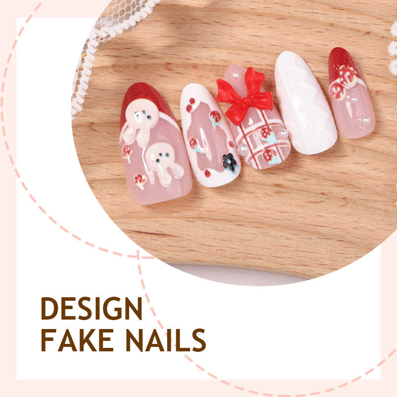 No.F581 Cute Fingernails Patch 24pcs/Set