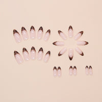 No.F556 Leopard Print Fingernails Patch 24pcs/Set