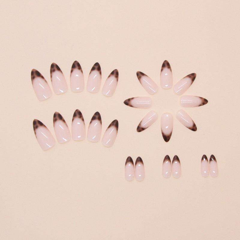 No.F556 Leopard Print Fingernails Patch 24pcs/Set