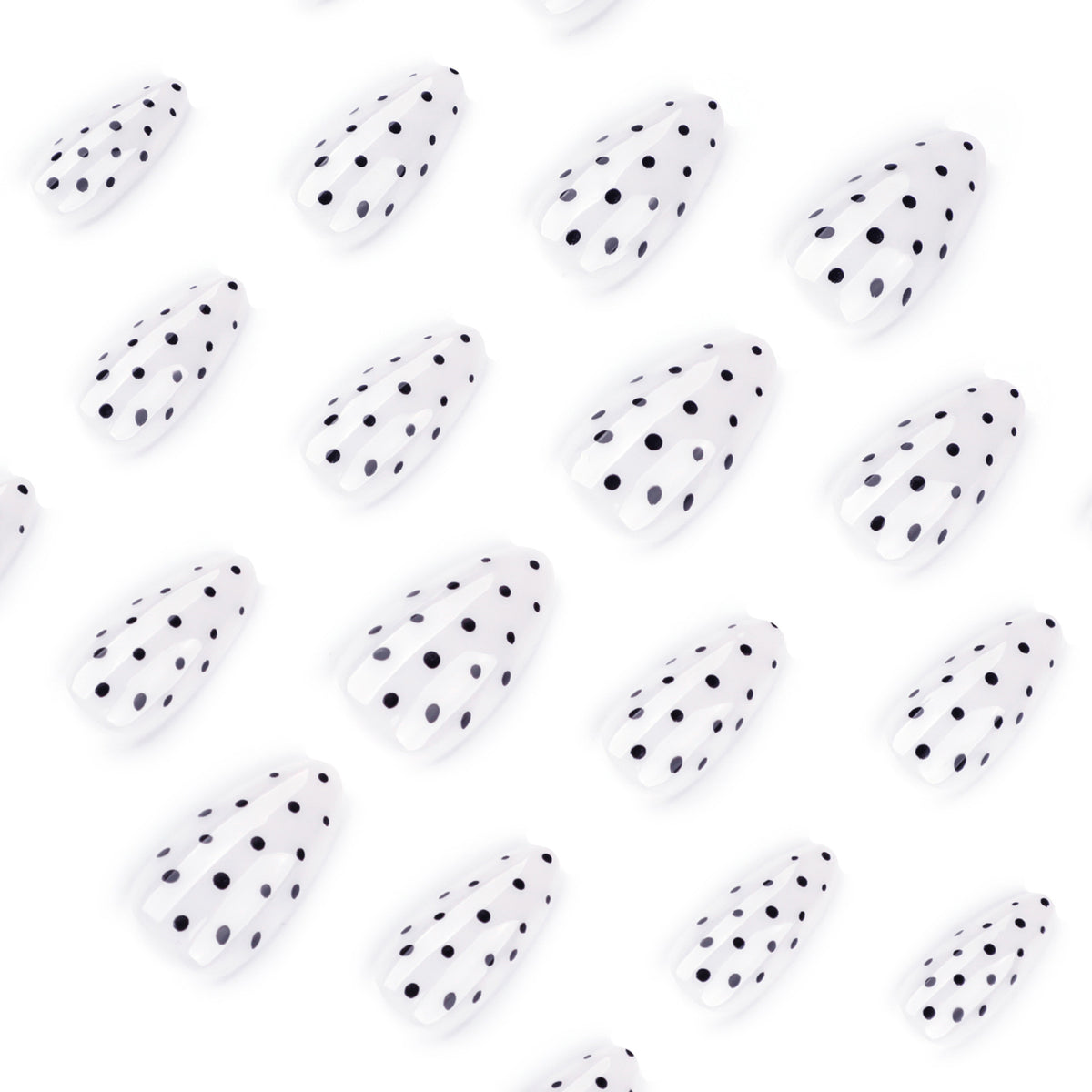 No.F701 Polka Dots Fingernails Patch 24pcs/Set
