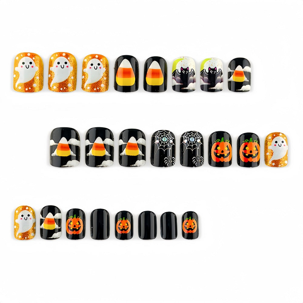 No.AW197 Halloween Cute Fingernails Patch 24pcs/Set