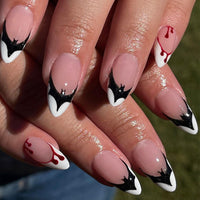 No.AW13 Halloween Bat Fingernails Patch 24pcs/Set