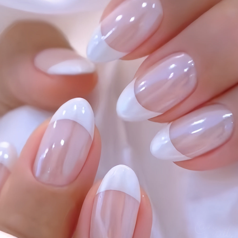No.F785 Pink Fingernails Patch 24pcs/Set