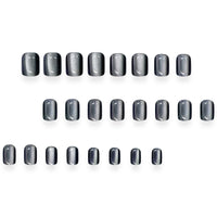 No.F130 Cat's Eye Fingernails Patch 24pcs/Set