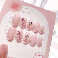 No.VN3 Bow Fingernails Patch 24pcs/Set