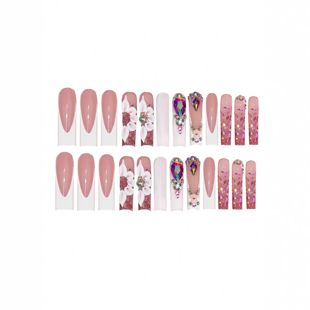 No.PSN196 Sweet Flower Hand & Toe Pair Set-48pcs