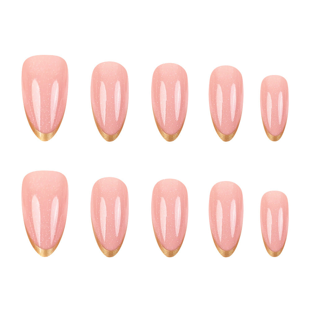 No.F720 Pink Fingernails Patch 24pcs/Set