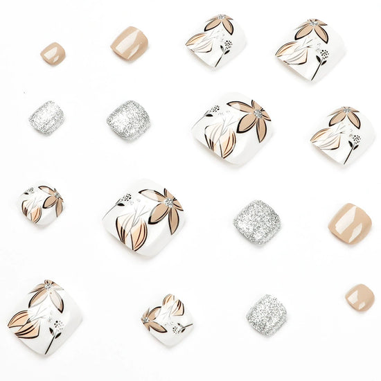 No.PSN168 Brown Hand & Toe Pair Set-48pcs