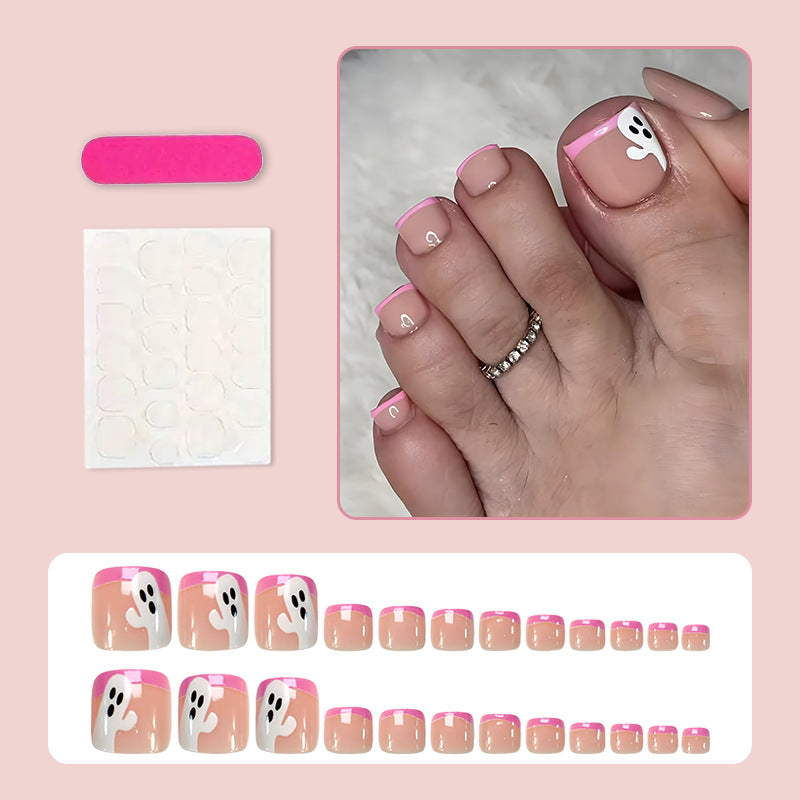 No.AW174 Halloween Ghost Toenails Patch 24pcs/Set