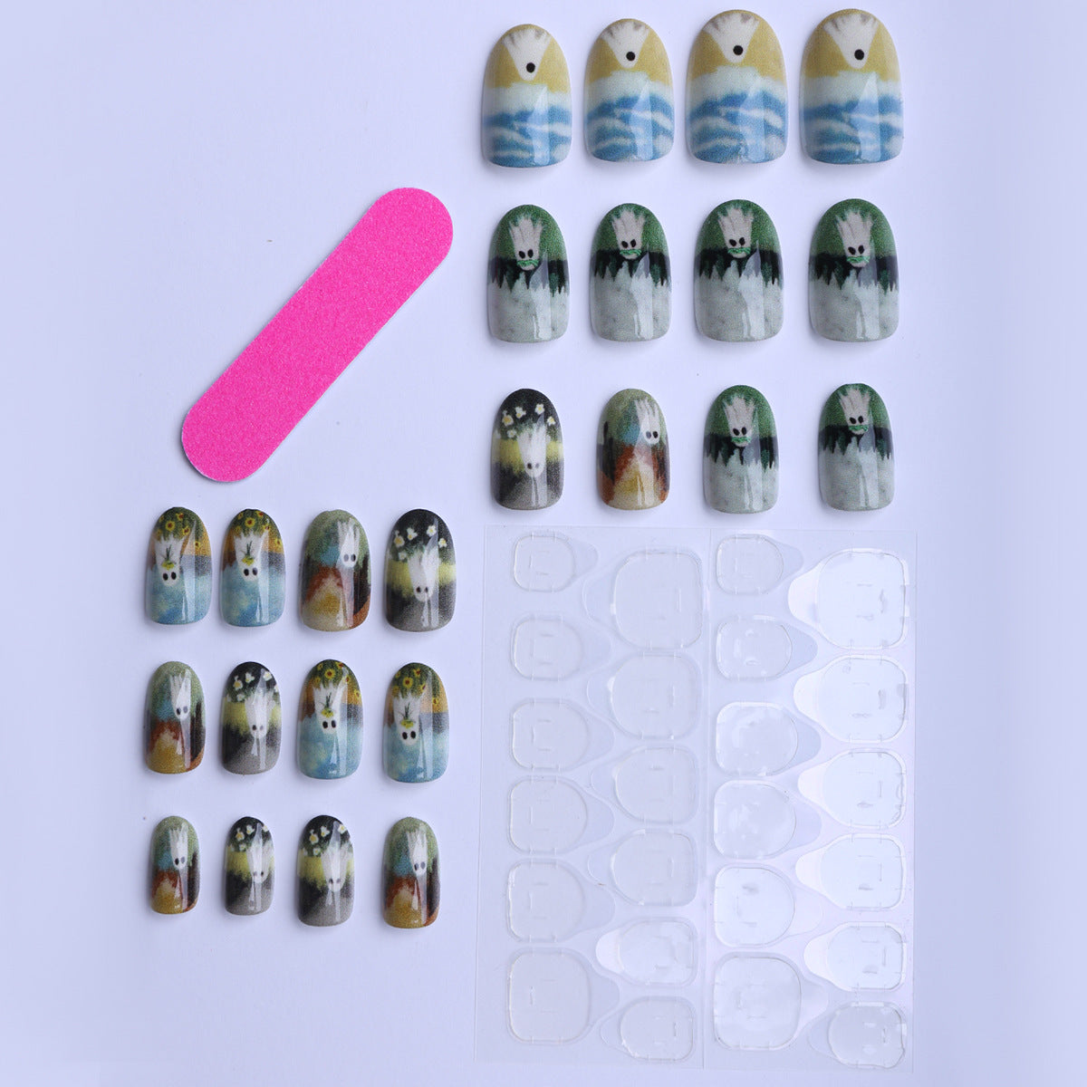 No.AW161 Halloween Cute Fingernails Patch 24pcs/Set