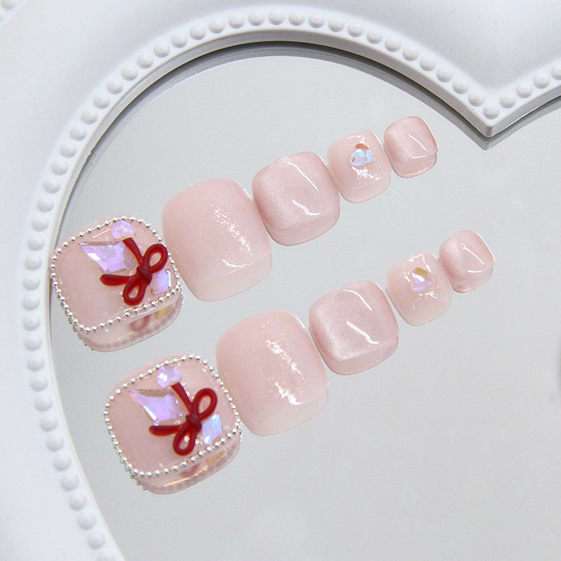 No.587 Streamer Cat's Eye Toenails Patch 24pcs/Set