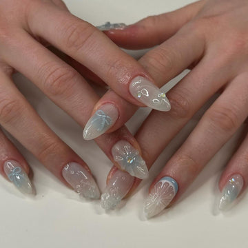 No.F401 3D Lemon Fingernails Patch 24pcs/Set