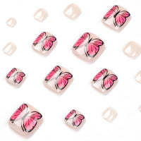 No.389 Butterfly Toenails Patch 24pcs/Set