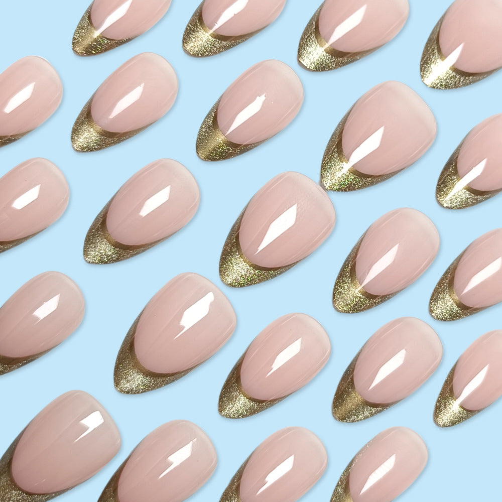 No.F735 Glitter Fingernails Patch 24pcs/Set