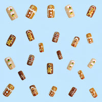 No.CM91 Christmas Candy Fingernails Patch 24pcs/Set