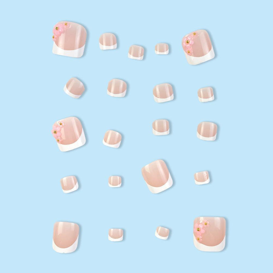 No.274 Flower Toenails Patch 24pcs/Set