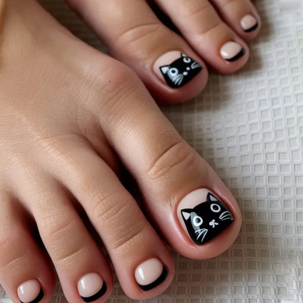 No.731 Cute Cat Toenails Patch 24pcs/Set