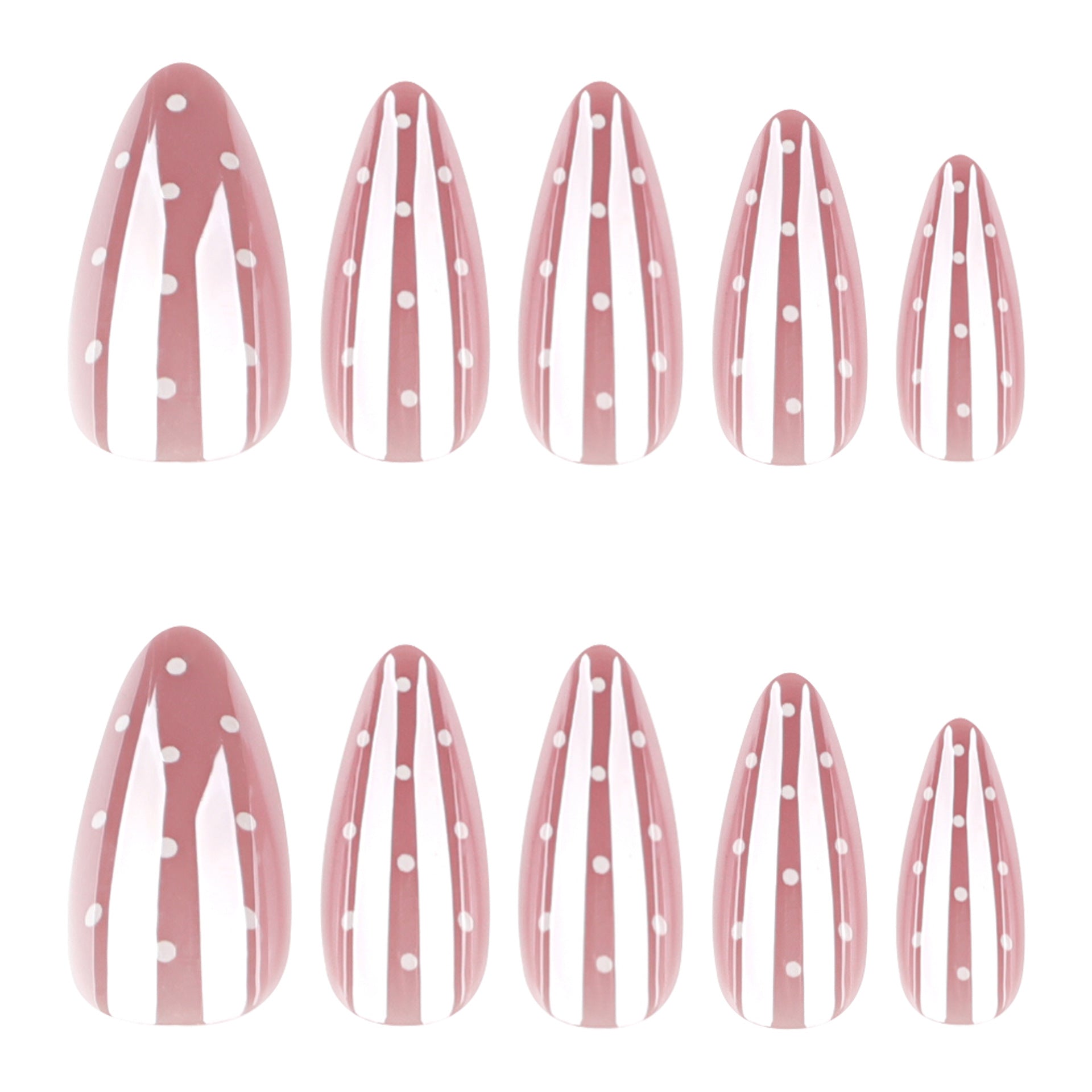 No.F700 Flash Coating Fingernails Patch 24pcs/Set