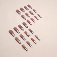 No.F555 Cross Fingernails Patch 24pcs/Set