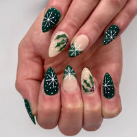 No.CM29 Christmas Snowflake Fingernails Patch 24pcs/Set