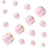 No.657 Gold Toenails Patch 24pcs/Set