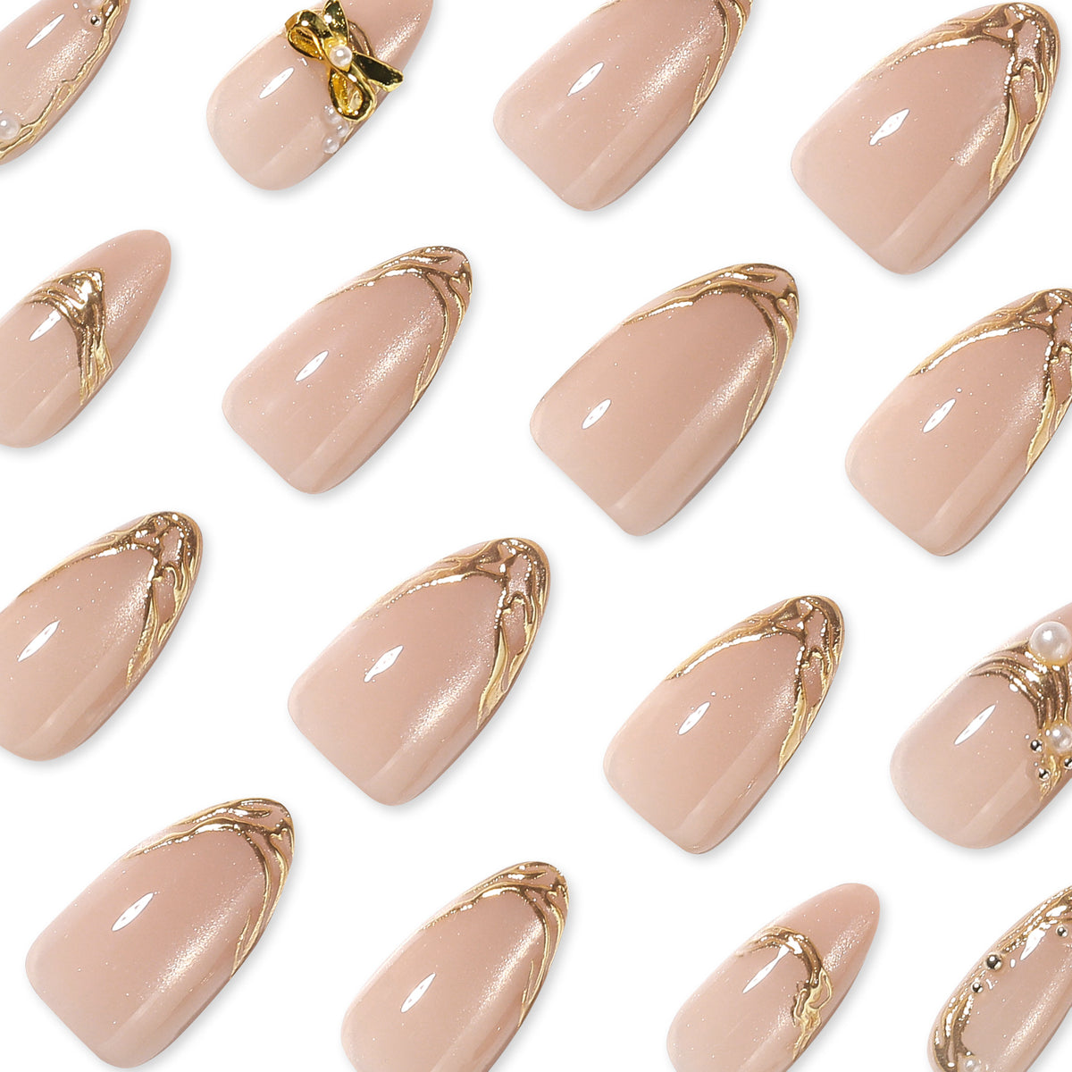 No.F798 Cat's Eye Fingernails Patch 24pcs/Set