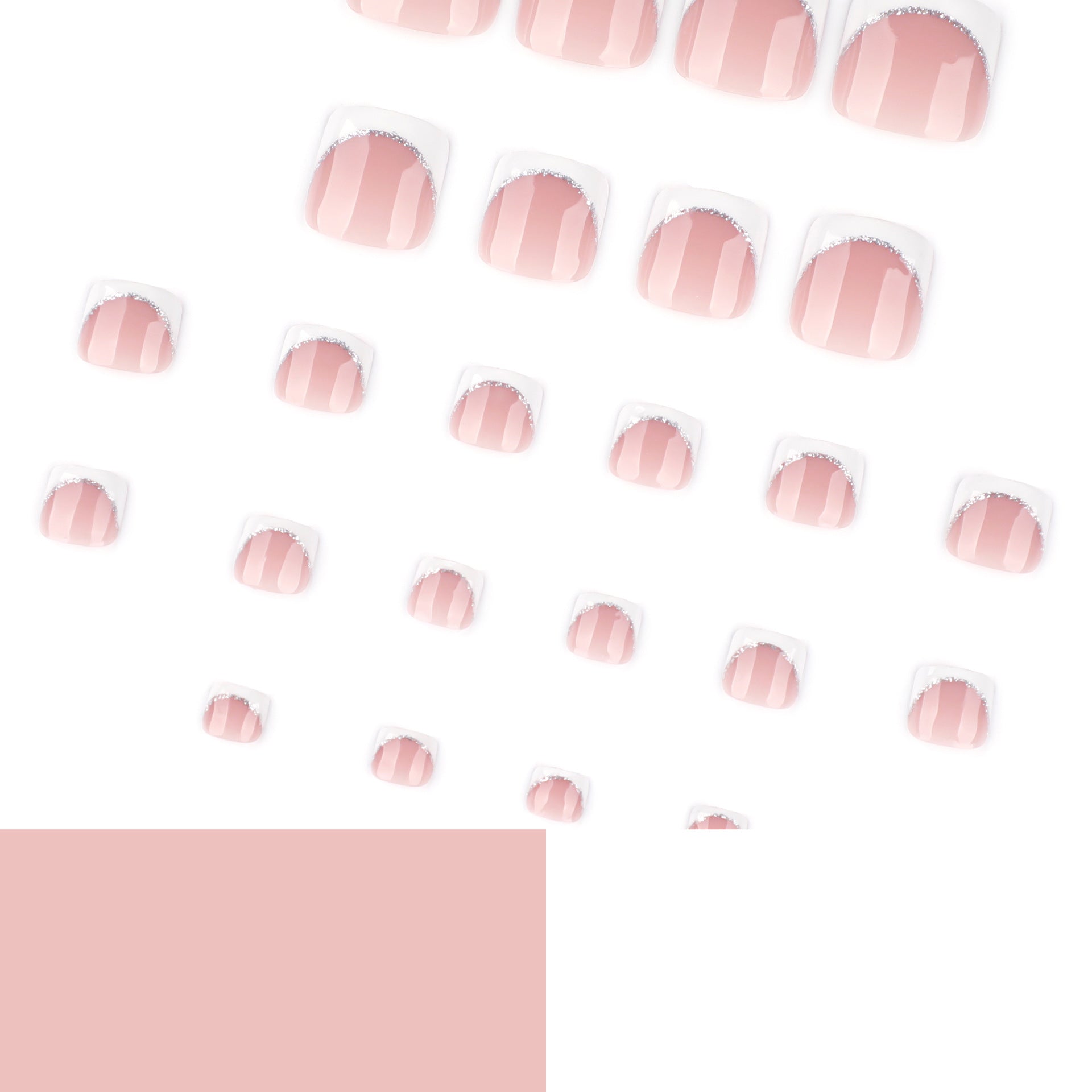 No.679 Glitter Toenails Patch 24pcs/Set