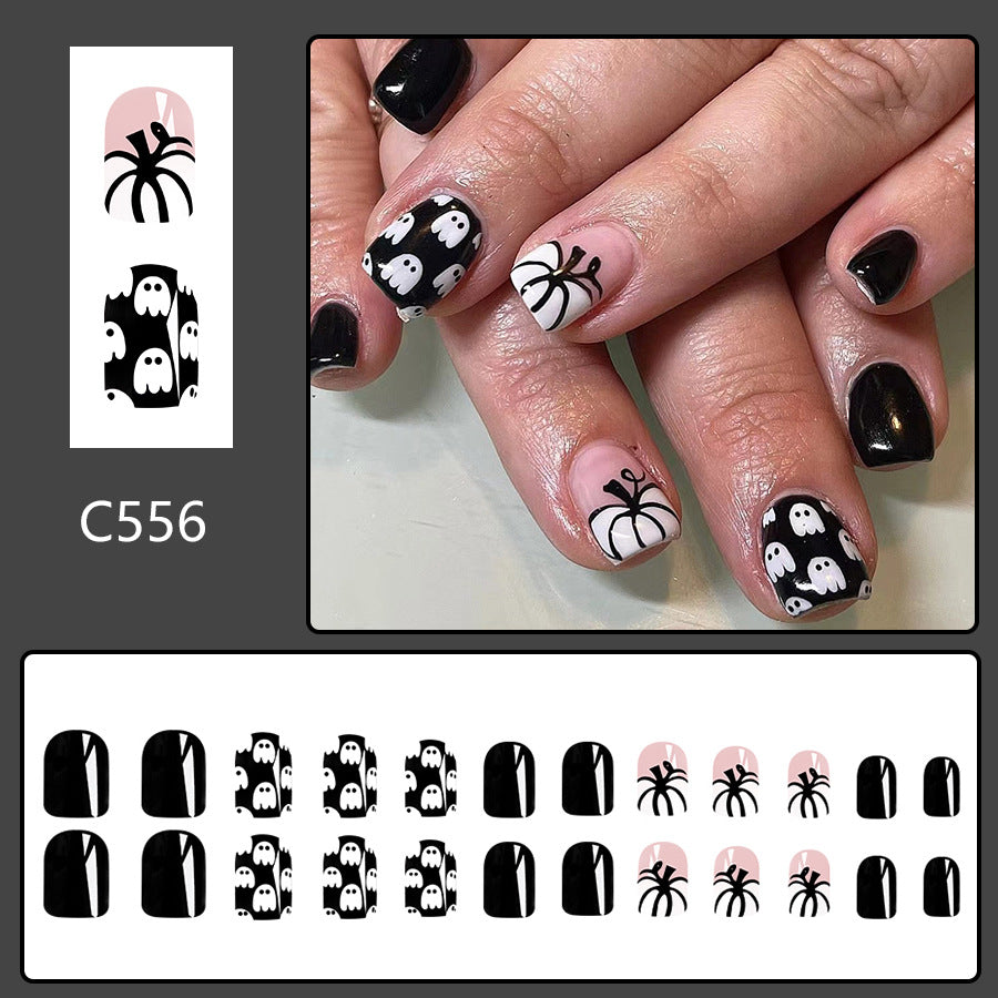 No.AW68 Halloween Cute Fingernails Patch 24pcs/Set