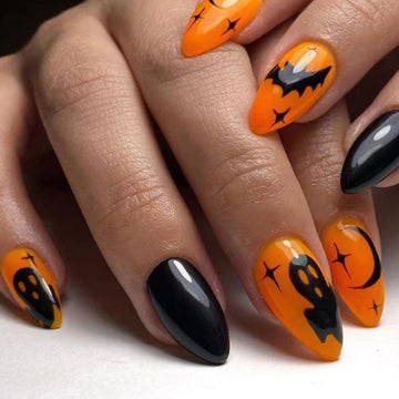 No.AW75 Halloween Fingernails Patch 24pcs/Set