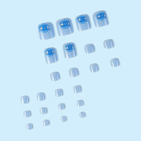 No.295 Blue Eyes Toenail Patch 24pcs/Set