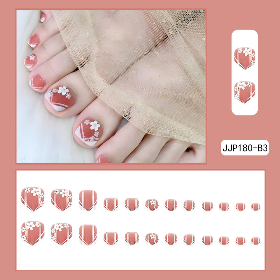 No.367 Sweet Fresh Toenails Patch 24pcs/Set