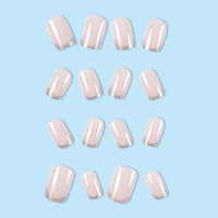 No.F4 Flashing Silver Edge Fingernails Patch 24pcs/Set