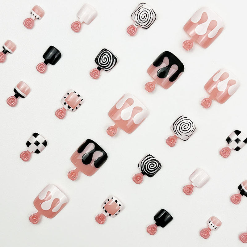 No.612 Halloween Toenails Patch 24pcs/Set