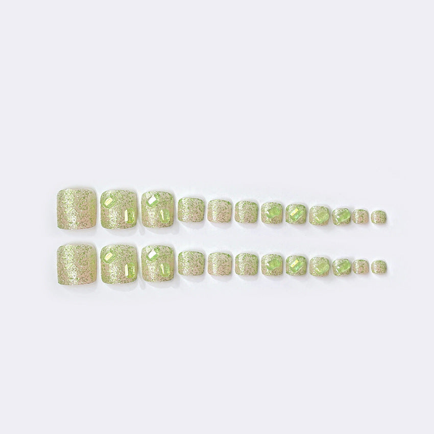 No.543 Green Toenails Patch 24pcs/Set