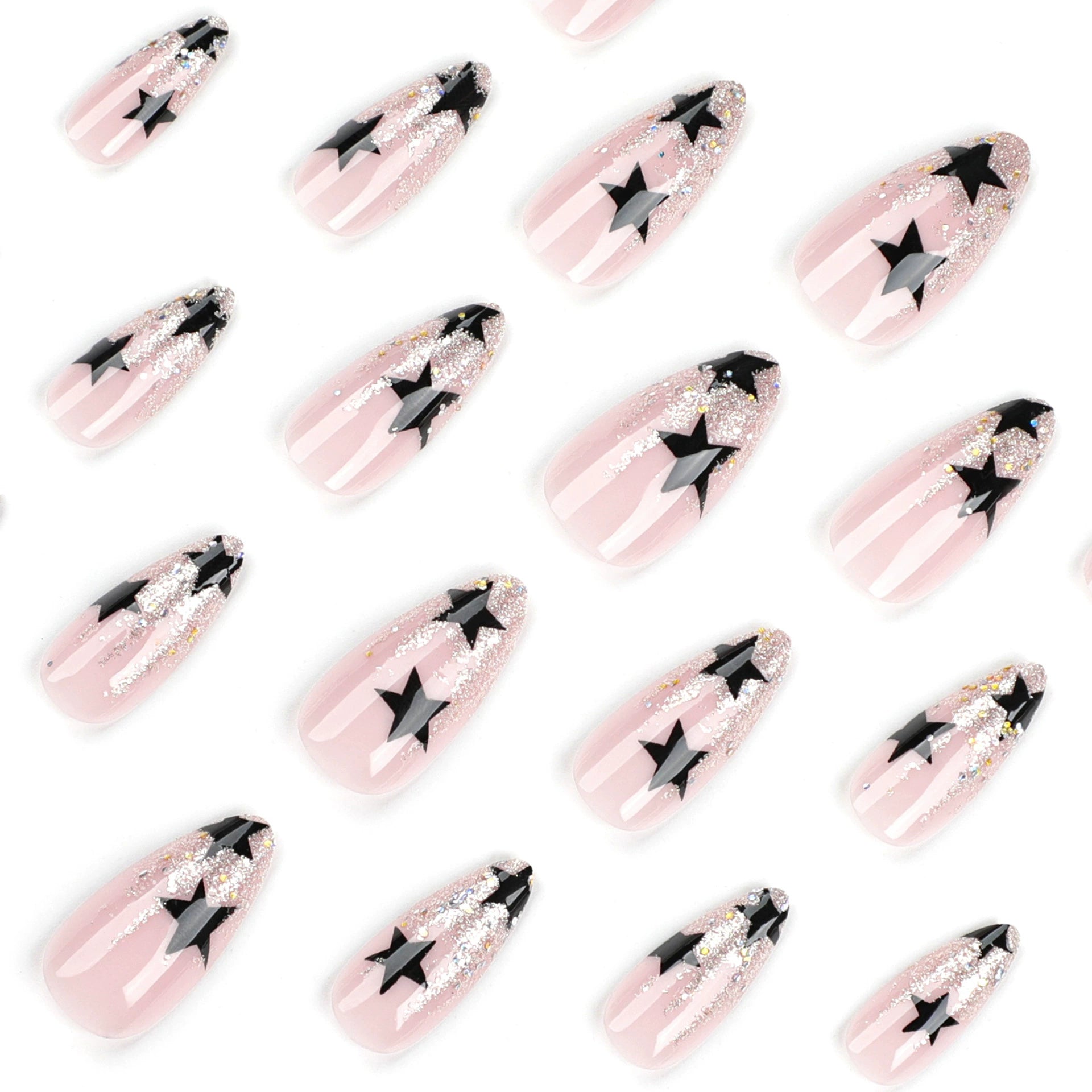 No.F319 Star Fingernails Patch 24pcs/Set