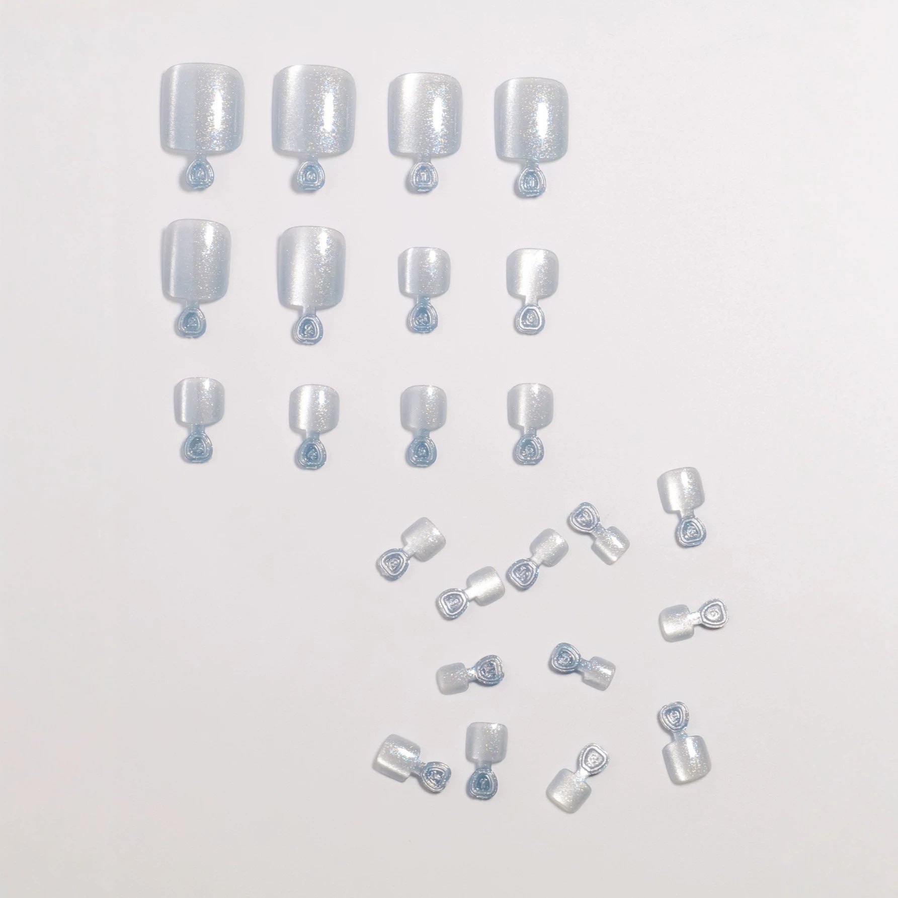 No.781 Light Cat's Eye Toenails Patch 24pcs/Set