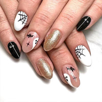 No.AW40 Halloween Flash Fingernails Patch 24pcs/Set