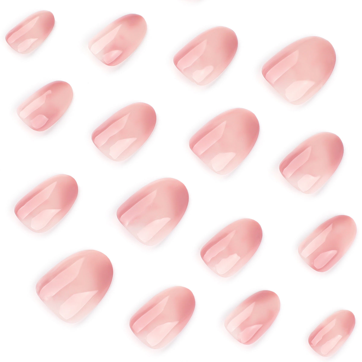 No.F705 Pink Fingernails Patch 24pcs/Set